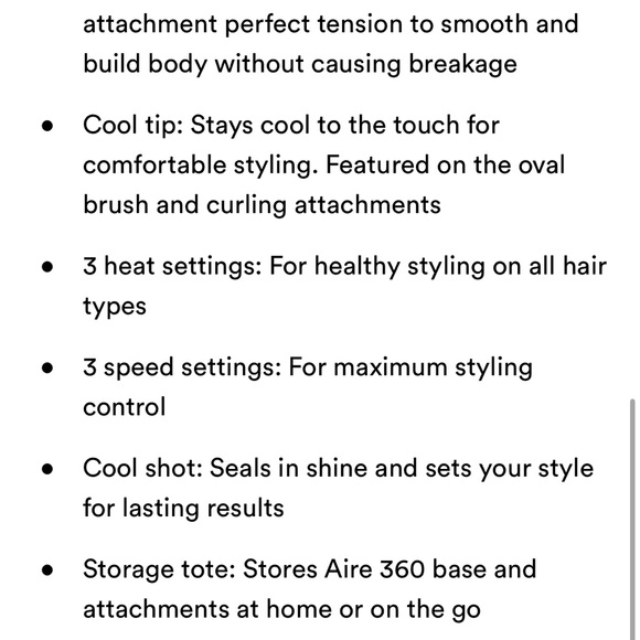 T3 Aire 360 Ceramic Air Styler Blowout kit. - Picture 10 of 10